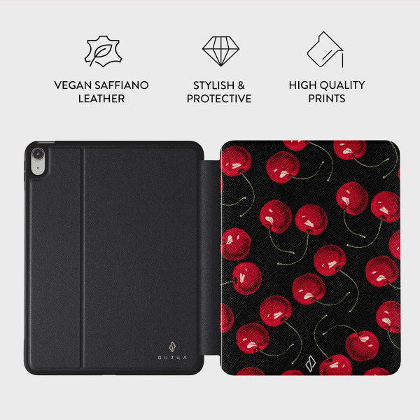 Burga iPad 10.9 (gen 10)/iPad 11 (A16) Etui Folio Cherrybomb