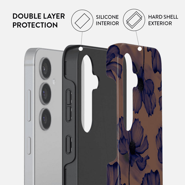 Burga Samsung Galaxy S24 Deksel Tough Velvet Night
