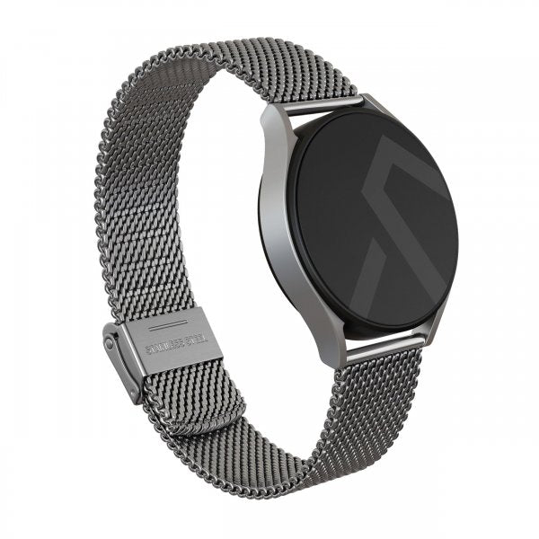 Burga Samsung Galaxy Watch 22mm Armbånd Mesh Elegance Sølv