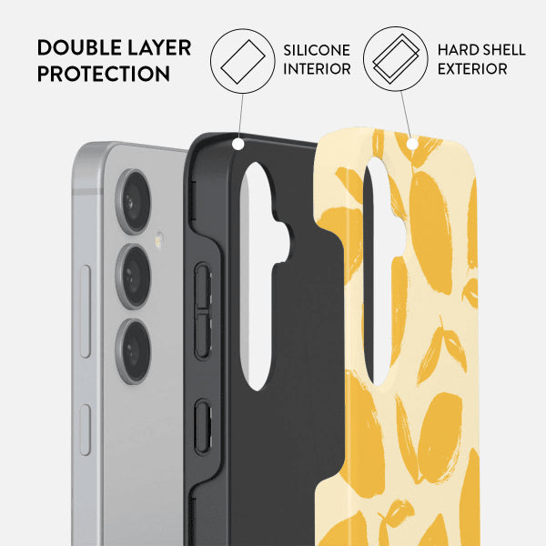 Burga Samsung Galaxy S24 FE Deksel Tough Lemon Tart