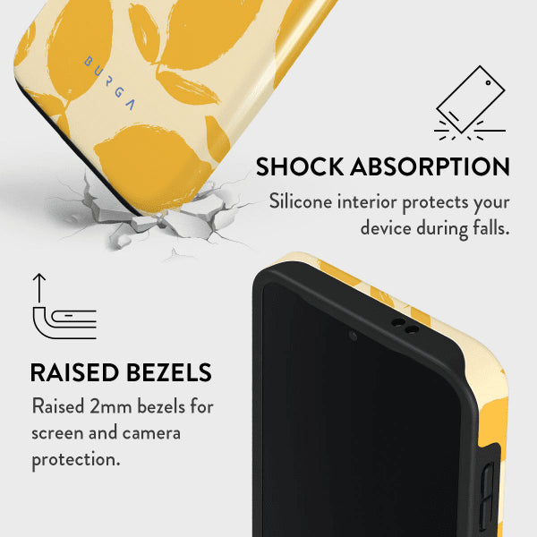 Burga Samsung Galaxy S24 FE Deksel Tough Lemon Tart