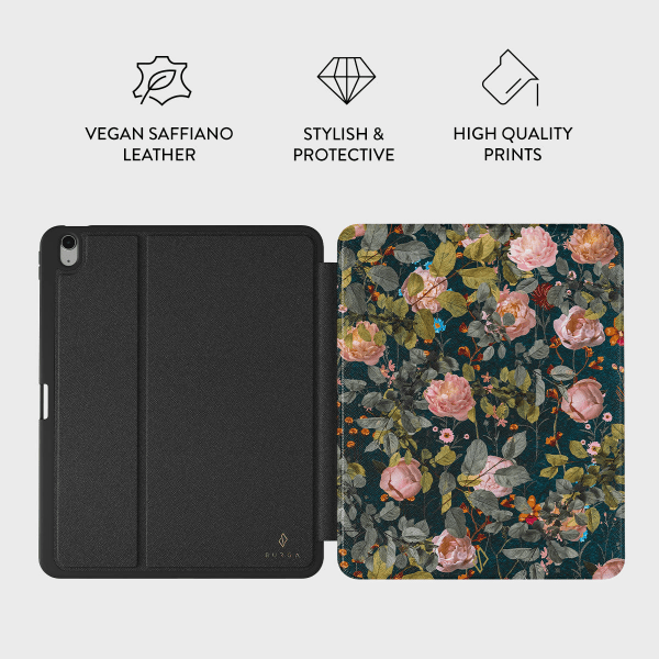 Burga iPad Air 11 (M2/M3) Etui Folio Bloomy Garden