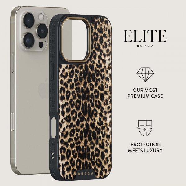 Burga iPhone 16 Pro Max Deksel Elite Dark MagSafe Player