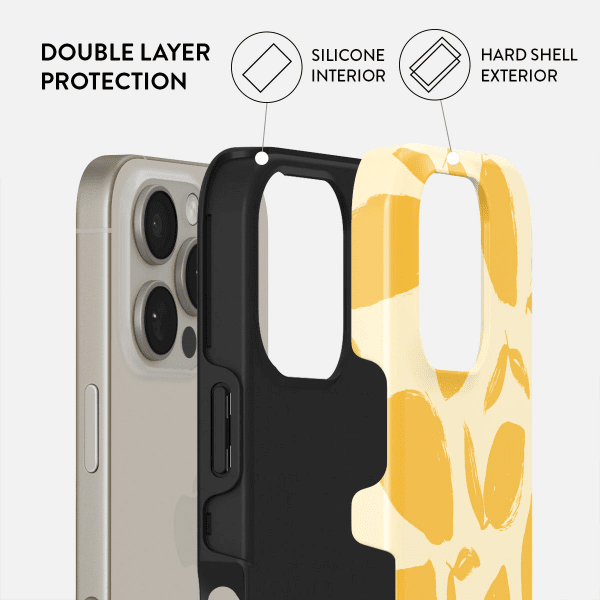 Burga iPhone 16 Pro Max Deksel Tough MagSafe Lemon Tart