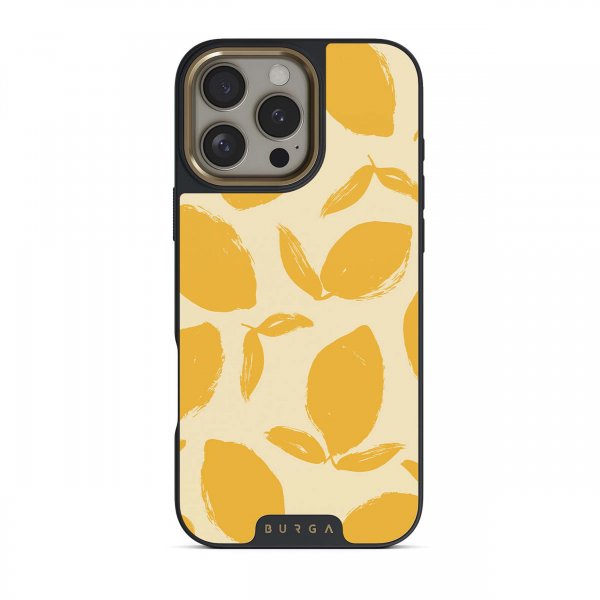 Burga iPhone 15 Plus Deksel Elite Dark MagSafe Lemon Tart