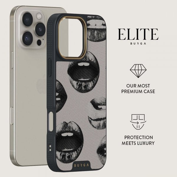 Burga iPhone 16 Plus Deksel Elite Dark MagSafe Next Mistake