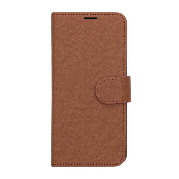 Samsung Galaxy S25 Edge Etui med Kortlomme stativfunksjon Brun