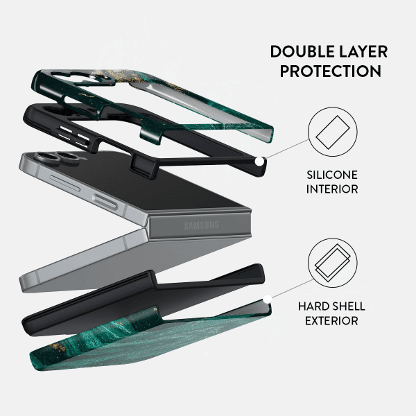 Burga Samsung Galaxy Z Flip 6 Deksel Tough Emerald Pool