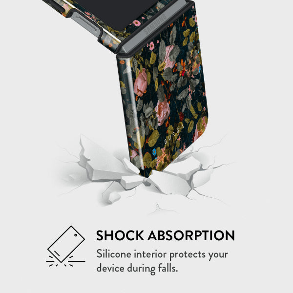 Burga Samsung Galaxy Z Flip 6 Deksel Tough Bloomy Garden