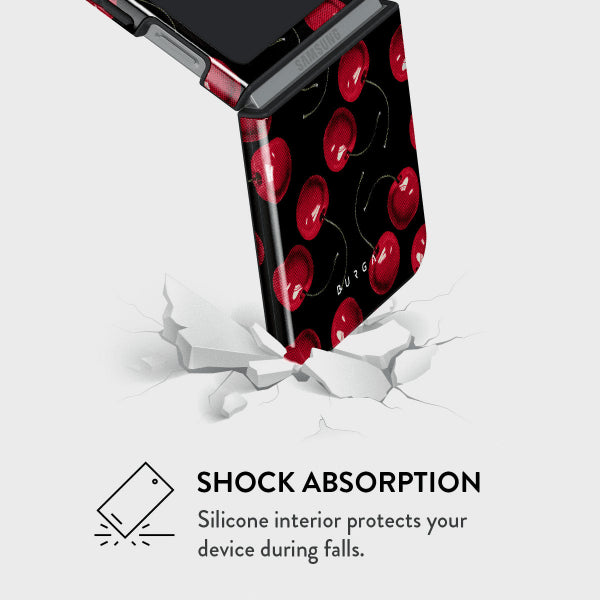 Burga Samsung Galaxy Z Flip 6 Deksel Tough Cherrybomb