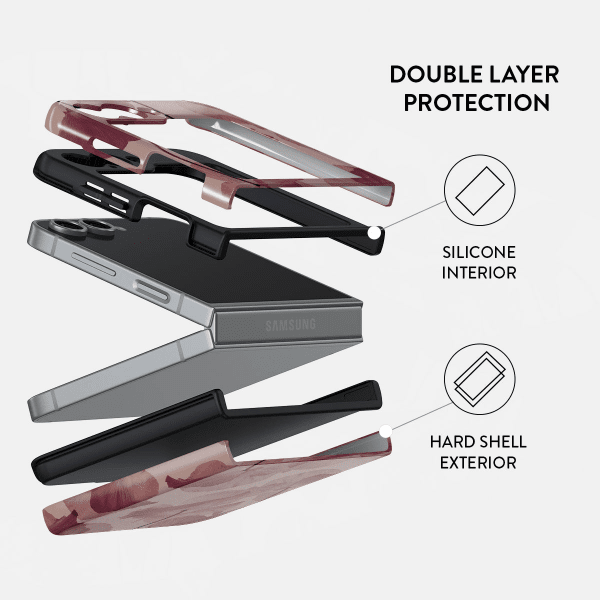 Burga Samsung Galaxy Z Flip 6 Deksel Tough Tender Kiss