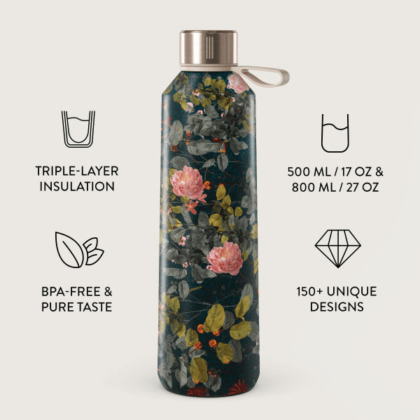 Burga Flaske Termos 800 ml Bloomy Garden