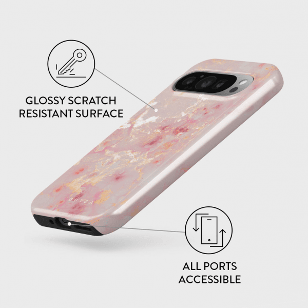 Burga Google Pixel 9 Pro XL Deksel Tough Golden Coral