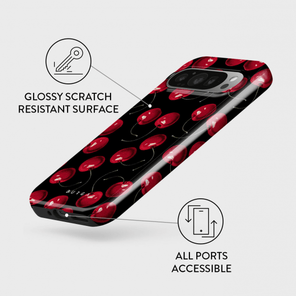 Burga Google Pixel 9 Pro XL Deksel Tough Cherrybomb