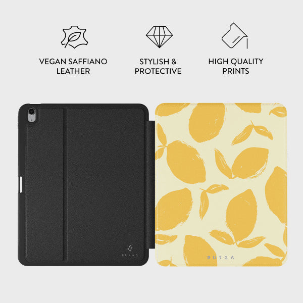 Burga iPad Air 13 (M2/M3) Etui Folio Lemon Tart