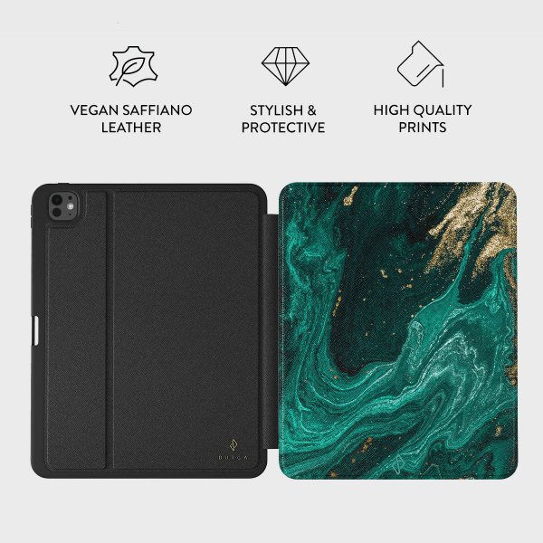 Burga iPad Pro 11 (M4/M5) Etui Folio Emerald Pool