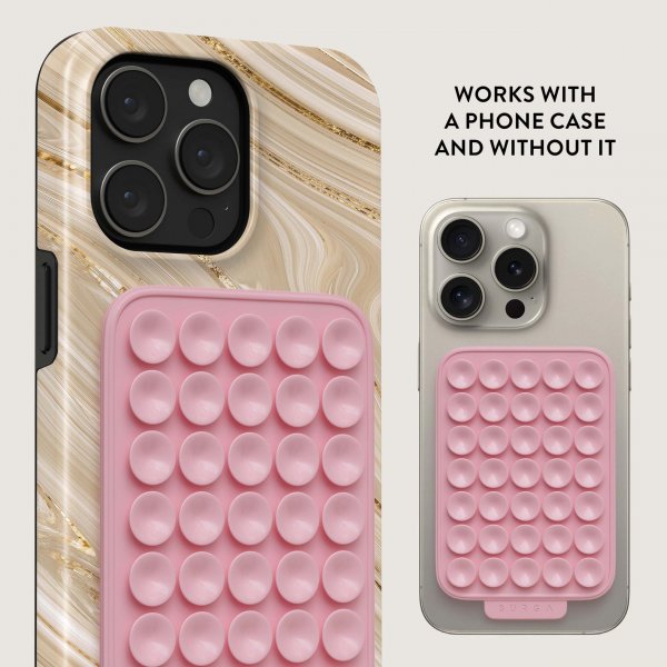Burga Holder StickPad Sticky Grip Rosa
