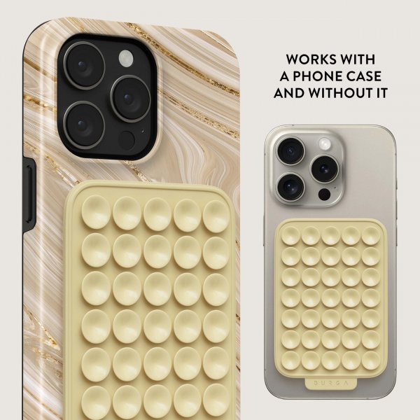 Burga Holder StickPad Sticky Grip Gul