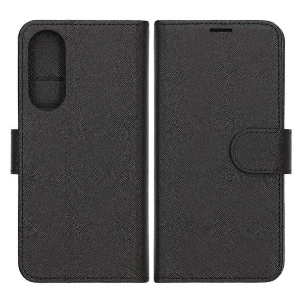 Samsung Galaxy S25 Edge Etui med Kortlomme stativfunksjon Svart