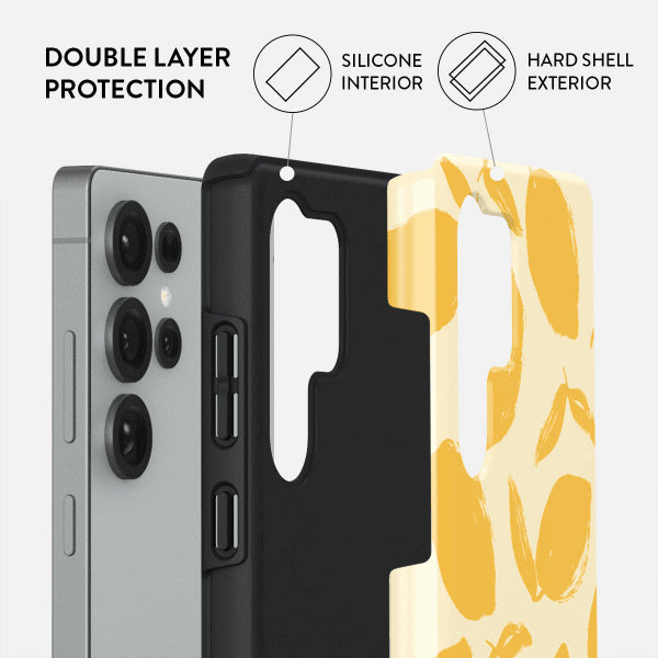 Burga Samsung Galaxy S25 Plus Deksel Tough Lemon Tart