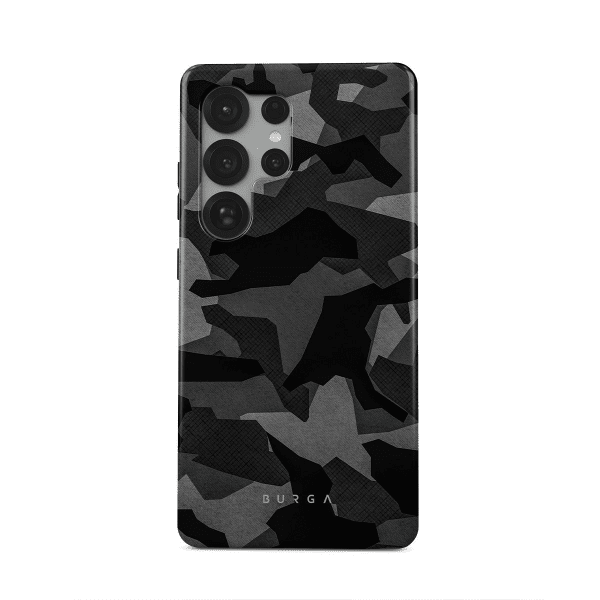 Burga Samsung Galaxy S25 Ultra Deksel Tough Night Black Camo