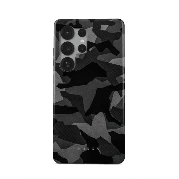 Burga Samsung Galaxy S25 Deksel Tough Night Black Camo