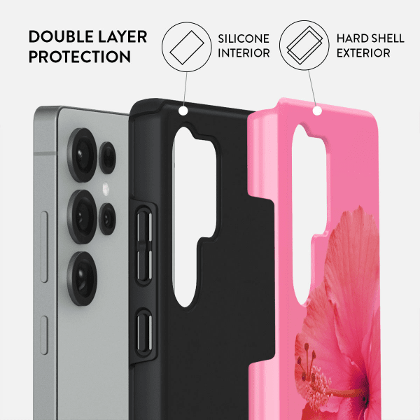 Burga Samsung Galaxy S25 Deksel Tough Island Girl