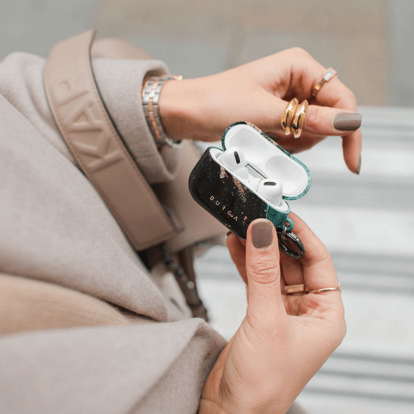 Burga AirPods 4 Deksel Design Emerald Pool