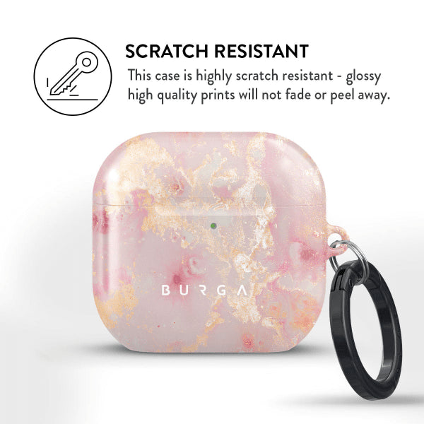 Burga AirPods 4 Deksel Design Golden Coral