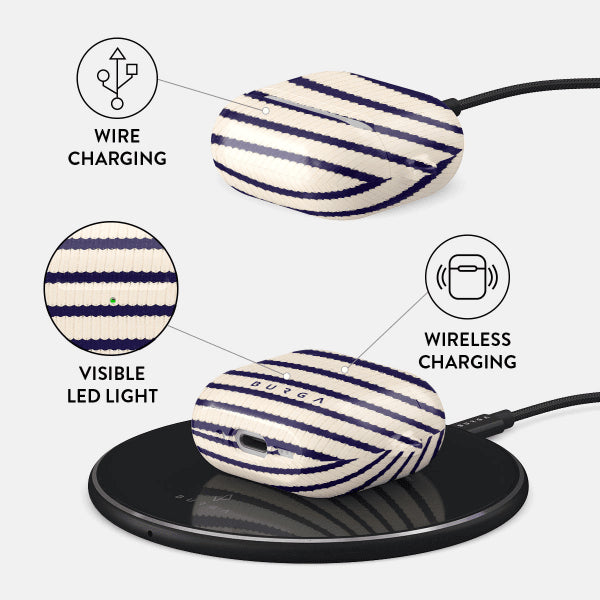 Burga AirPods 4 Deksel Design Old Money