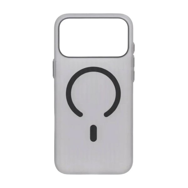 iPhone 17 Pro Deksel Korrugerte MagSafe Grå