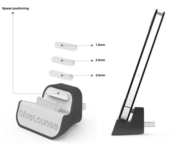 Bluelounge MiniDock 30 pin Ladestasjon (iPhone 3. 3G. 3GS. 4. 4S)