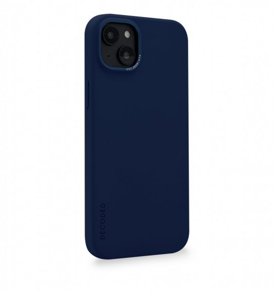 Decoded iPhone 14 Plus Deksel Silicone Backcover Navy Peony