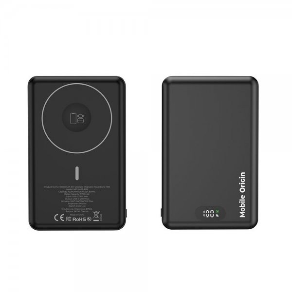 Mobile Origin 3-i-1 Powerbank 10 000 mAh MagSafe