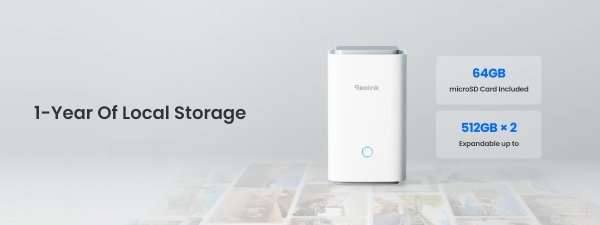 Reolink Home Hub med 2xArgus 3E trådløst overvåkningssystem