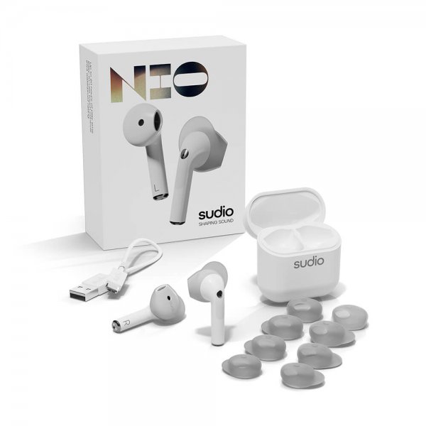 Sudio Hodetelefoner True Wireless NIO Hvit