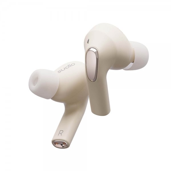 Sudio Hodetelefoner E2 In-Ear TWS ANC Chalk