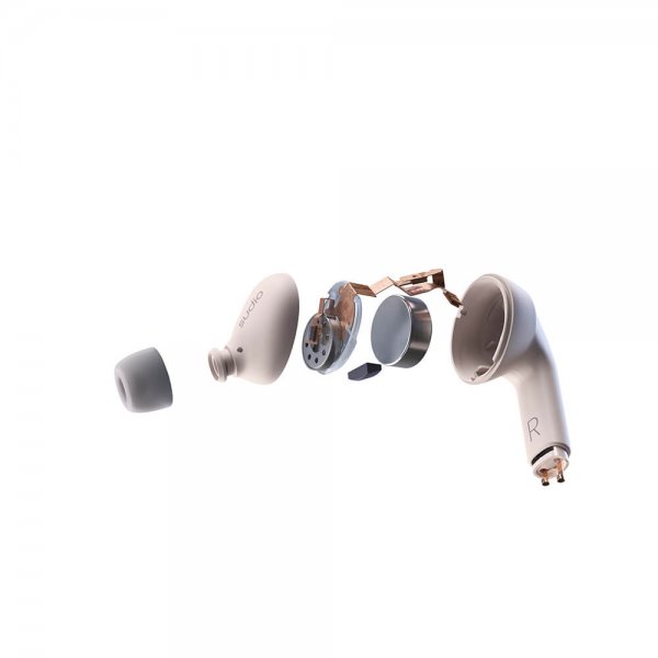 Sudio Hodetelefoner E2 In-Ear TWS ANC Chalk