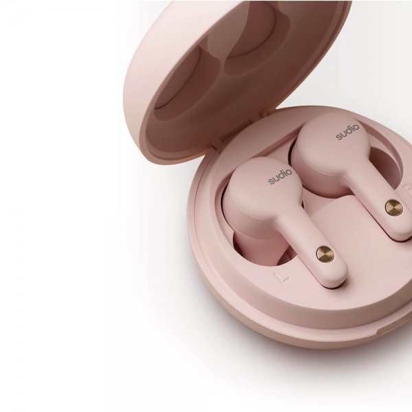 Sudio Hodetelefoner In-Ear A2 True Wireless ANC Rosa