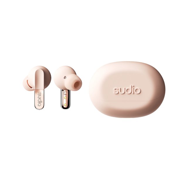 Sudio Trådløse Hodetelefoner N3 Pro ANC Rose Pink