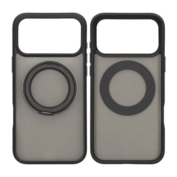 iPhone 17 Pro Max Deksel Roterbart Stativ Svart