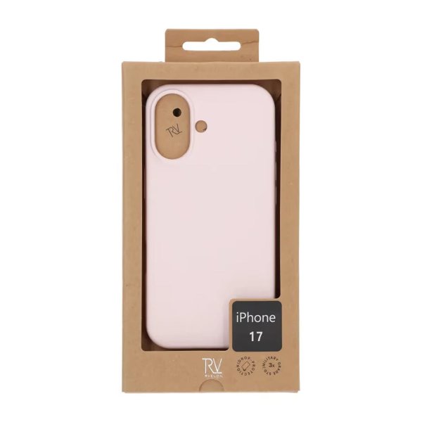 Rvelon iPhone 17 Deksel Silikon MagSafe Rosa