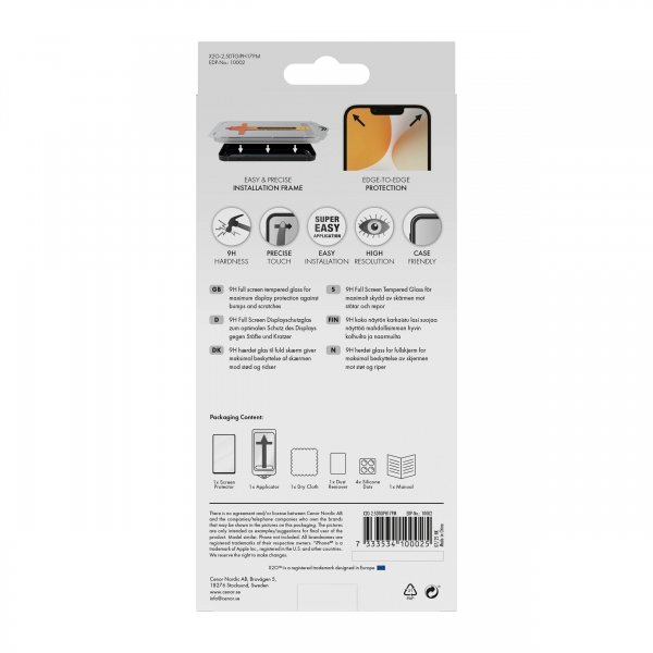 X2O iPhone 17 Pro Max Skjermbeskytter Full Screen