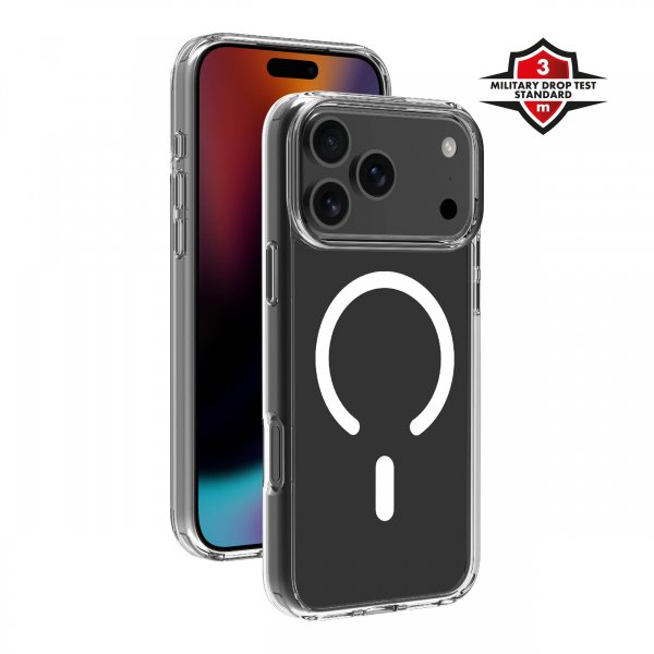 X2O iPhone 17 Pro Max Deksel Mag Clear Transparent