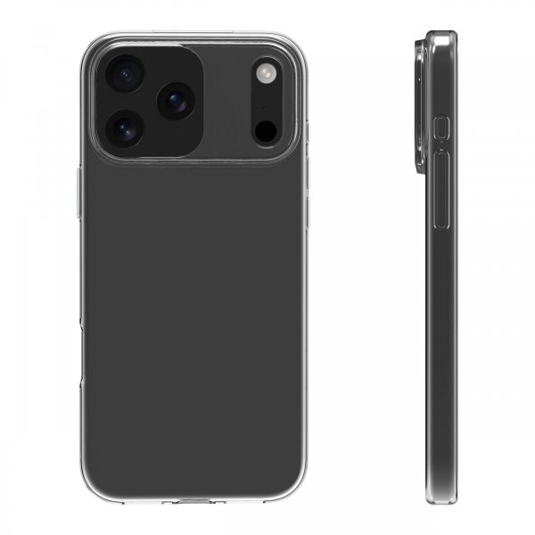X2O iPhone 17 Pro Max Deksel Soft Clear Cover Transparent