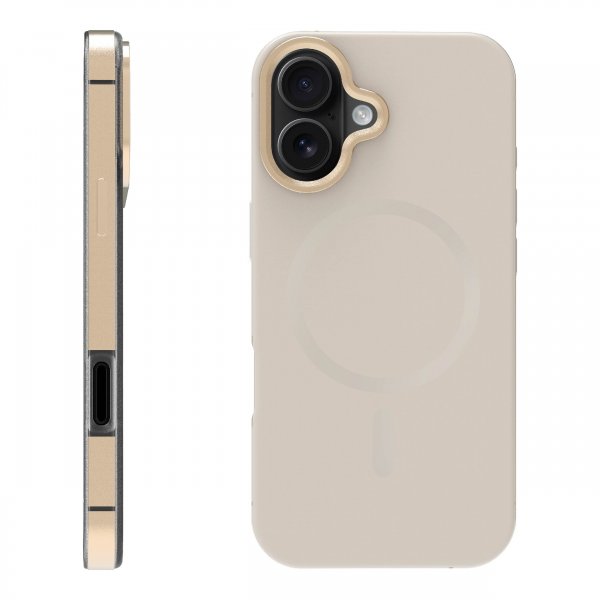 X2O iPhone 17 Deksel Mag Metal Gull