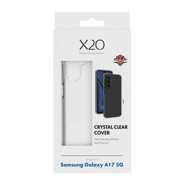 X2O Samsung Galaxy A17 Deksel Crystal Clear Transparent