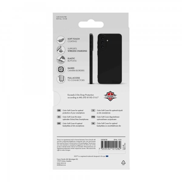 X2O Samsung Galaxy A57 Deksel Color Soft Svart