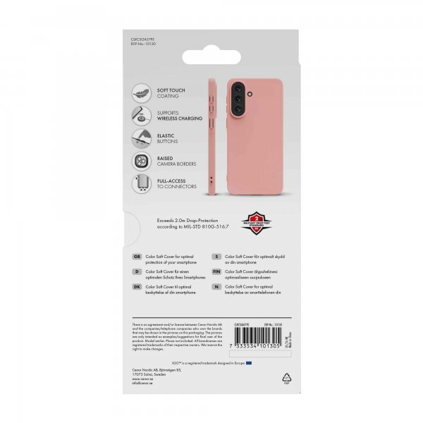 X2O Samsung Galaxy A57 Deksel Color Soft Peach