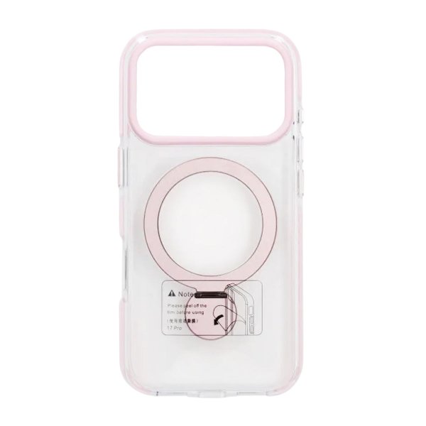 iPhone 17 Pro Deksel Ring Stand MagSafe Rosa